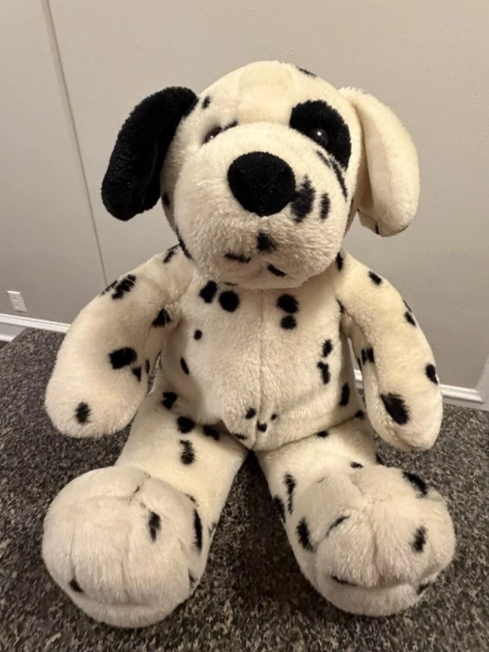 18” 90s Commonwealth Dalmatian Dog Plush Vintage Stuffed Animal Toy *No Collar*